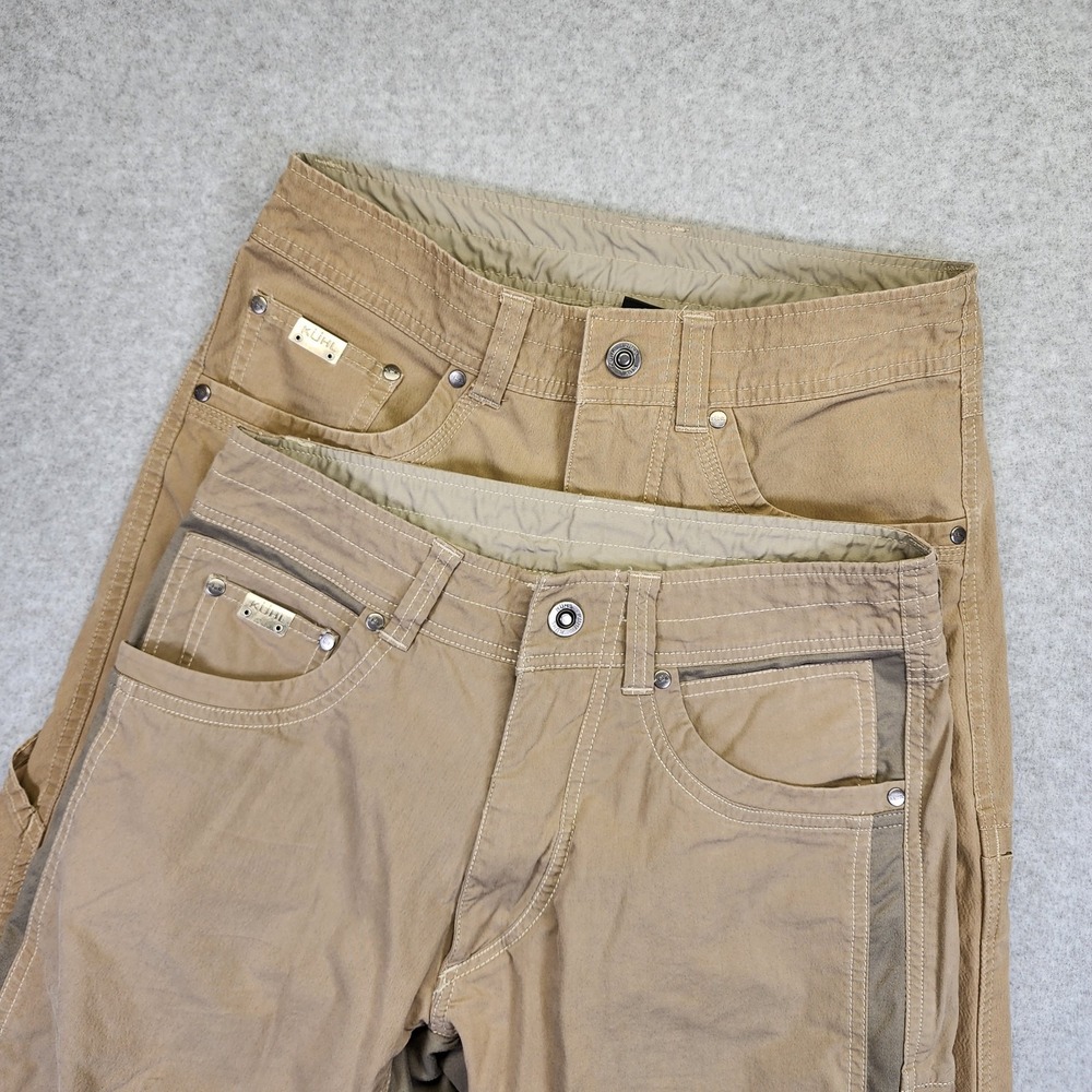 Kuhl Lot Of 2 Pants Mens 28x32 Revolvr Radikl Hiking Outdoor **FLAWS**